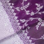 Purple Georgette Saree - Image 5
