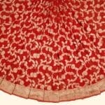 Red Georgette Saree - Image 2