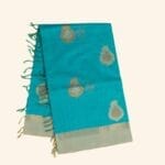 Sky Blue Coimbatore Handloom Saree