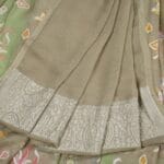 Tan Kaddi Georgette Saree - Image 4