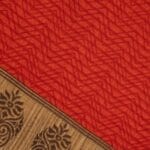 Rust Orange Karishma Cotton Saree - Image 5