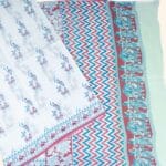 White Vasundhara Cotton Saree - Image 2