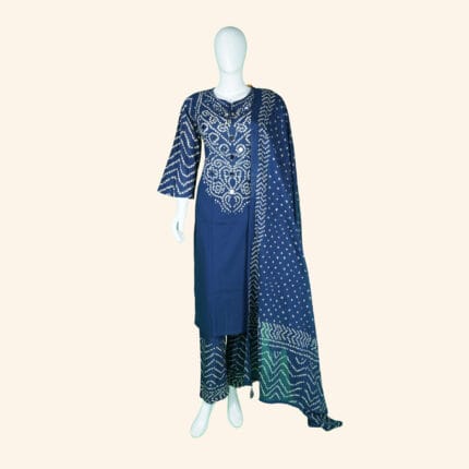 Navy Blue Kurti Set