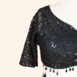 Black Bridal Lehenga - Image 4