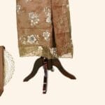 Brown Cotton Dress Material - Image 3