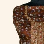 Floral Cotton Kurti Material - Image 4