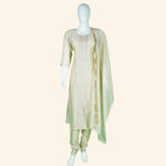 Cream Kurti Set