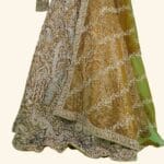 Gold Bridal Lehenga - Image 3
