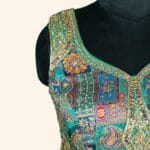 Green Bridal Lehenga - Image 4