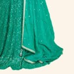 Green Bridal Lehenga - Image 5