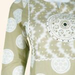 Green Cotton Kurti Set - Image 4