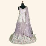 Lavender Bridal Lehenga