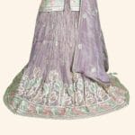 Lavender Bridal Lehenga - Image 3