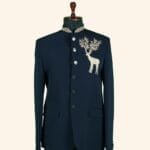 Navy Blue Jodhpuri Suit - Image 2