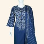 Navy Blue Kurti Set - Image 2