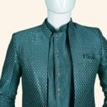 Olive Green Jodhpuri Suit - Image 4