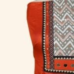 Orange Cotton Dress Material - Image 4