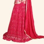 Pink Bridal Lehenga - Image 3