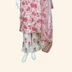 Peach Cotton Kurti Set - Image 3