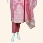 Pink Jamdani Cotton Kurti - Image 3