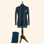 Teal Green Jodhpuri Suit