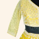 Yellow Bridal Lehenga - Image 4