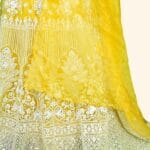 Yellow Bridal Lehenga - Image 5