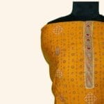 Yellow Crepe Dress Material - Image 4