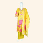Yellow Kali Kurti Set