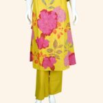 Yellow Kali Kurti Set - Image 3