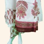 Off White Cotton Kali Kurti - Image 5