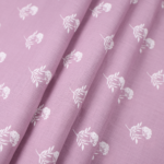 Linen Club Pink Floral Printed Shirt Fabric