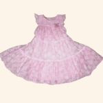 Girls Pink Cotton Frock