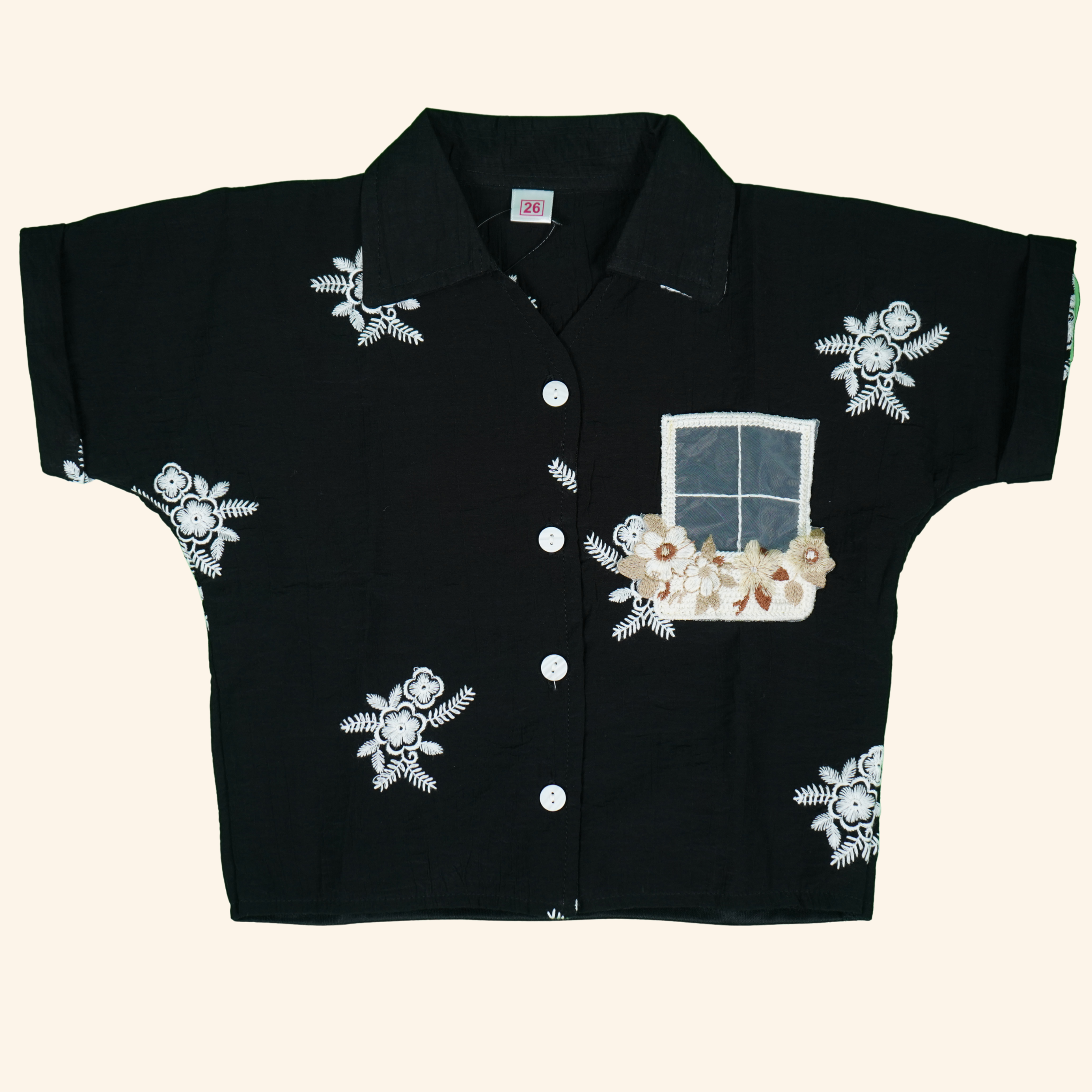 1 Girls Black Top - Image 1