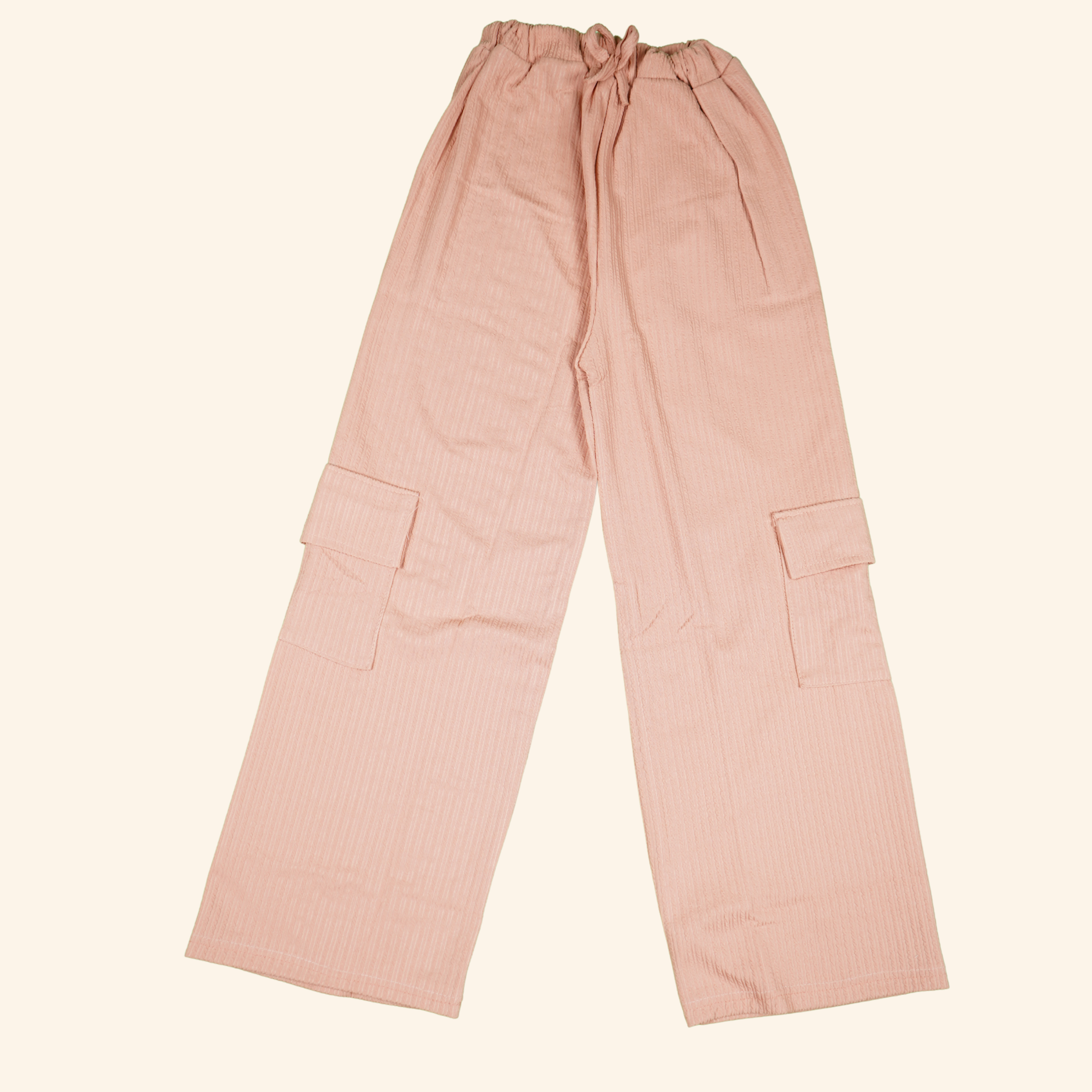 1 Girls Peach Palazzo Pants - Image 1