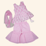 Girls Pink Palazzo Set