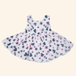 Girls White Short Frock