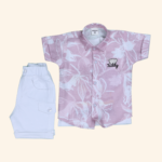 Boys Pink Baba Suit