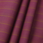 Maroon Cotton Striped Shirt Fabric
