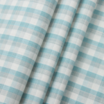 Green Checkered Cotton Shirt Fabric
