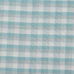 Green Checkered Cotton Shirt Fabric - Image 3