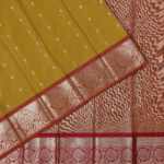 Olive Green Semi Kuppadam Saree - Image 2