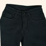 Girls Black Wide Leg Jeans - Image 2