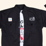 Boys Black Jacket with Matching T-Shirt - Image 2