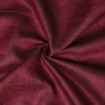Maroon Linen Shirt Fabric - Image 2