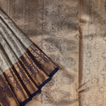 Blue Kanchipuram Saree - Image 2