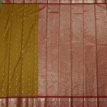 Olive Green Semi Kuppadam Saree - Image 3