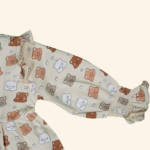 Girls Cream Frock - Image 3