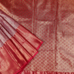 Deep Red Kanchipuram Saree - Image 3