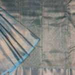 Blue Kanchipuram Saree - Image 2